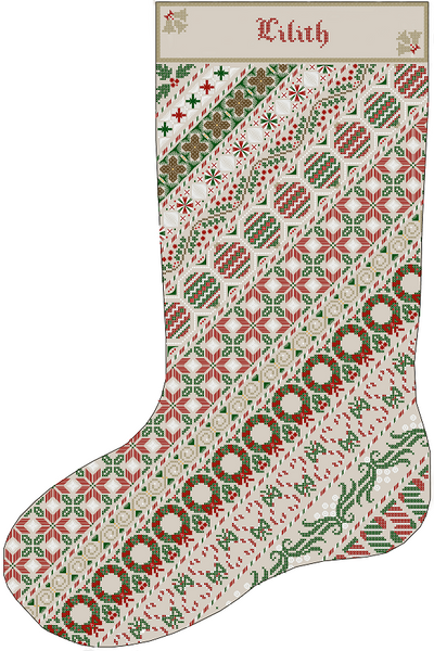 Twisted Christmas Stocking / Northern Expressions