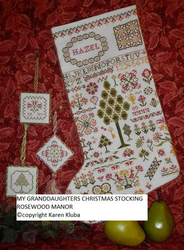 My Granddaughters Christmas Stocking / Rosewood Manor