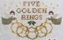 Twelve Days Of Christmas: Five Golden Rings / Cottage Garden Samplings