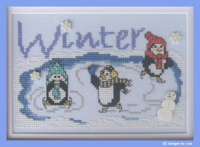 Winter on Penguin Pond / Designs by Lisa