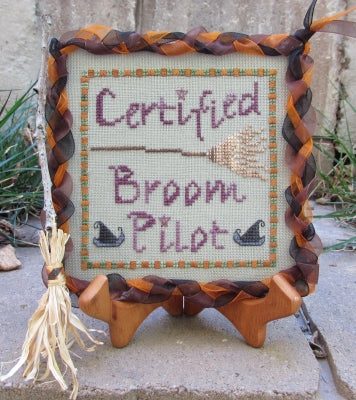 Certified Broom Pilot / Designs by Lisa