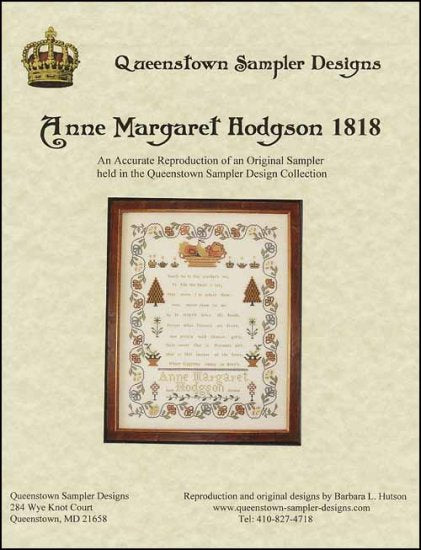 Anne Margaret Hodgson 1818 / Queenstown Sampler Designs