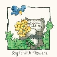 Say It With Flowers by Peter Underhill - Cats-Rule! / Heritage Crafts