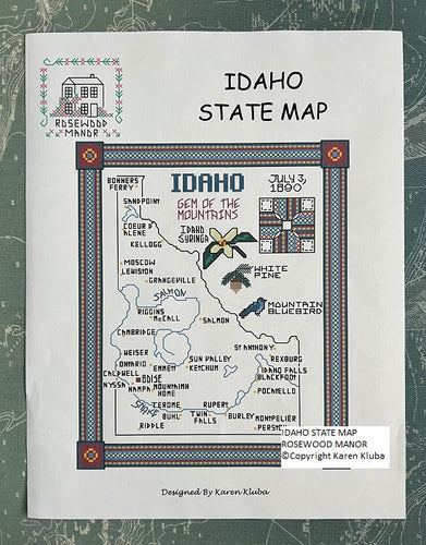 Idaho State Map / Rosewood Manor