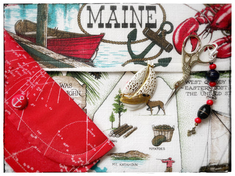 Historical Maine Needlework Set - 5 pieces / Elegant Thread, The