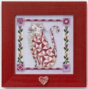 Scarlet (2008)  - Quilted Cats / Jim Shore - Mill Hill