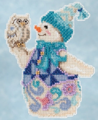 Snowy Owl Snowman (2015)  - Winter Series / Jim Shore - Mill Hill
