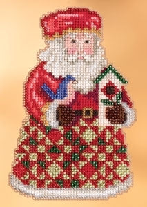 Cozy Christmas Santa  (2013)  - Santa Series / Jim Shore - Mill Hill