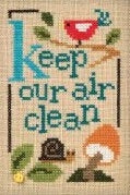 Keep Our Air Clean Green Flip / Lizzie Kate