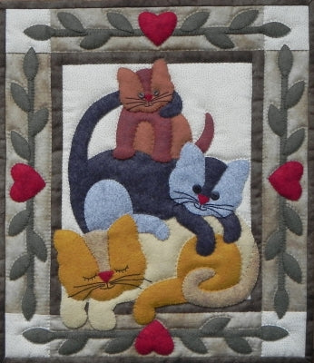 Cat Stack - Wall Quilt / Rachel's of Greenfield